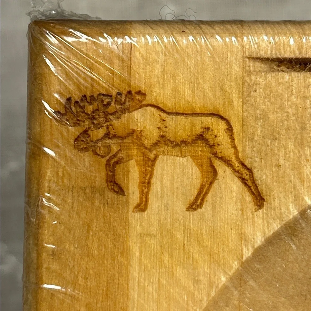 NWT Alaska Ulu cutting board 1998 vintage made in Alaska, USA